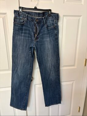 Lucky Brand Men's Straight Jeans in Medium Blue Wash